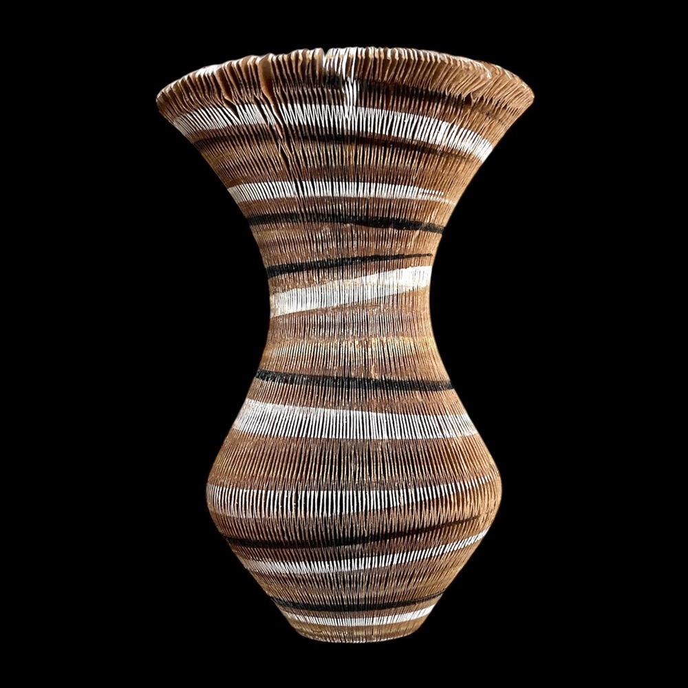 Vintage Kevin Dwyer style Paper Vase MoMA Modernist Design Museum Piece Decor